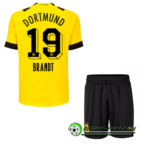 Maillot de Foot Dortmund BVB (BRANDT #19) Enfants Domicile 2022/23