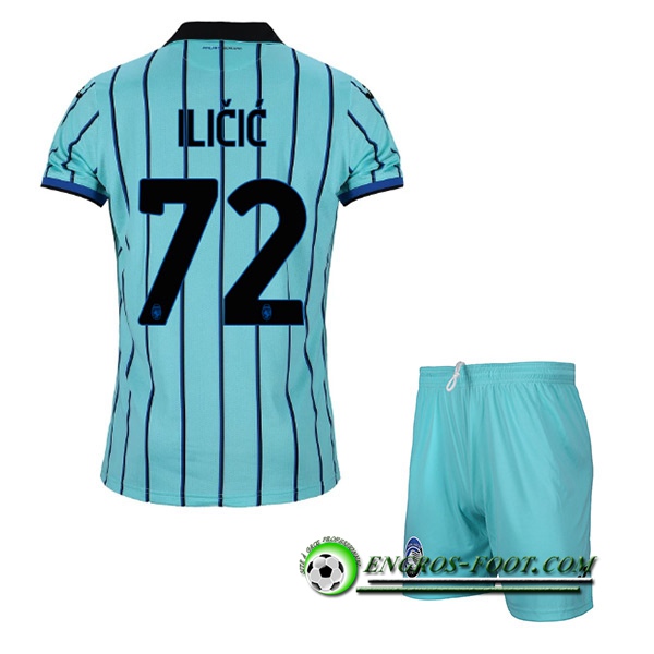 Maillot de Foot Atalanta (ILIČIĆ #72) Enfants Third 2022/23