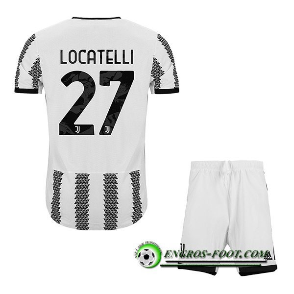 Maillot de Foot Juventus (LOCATELLI #27) Enfants Domicile 2022/23