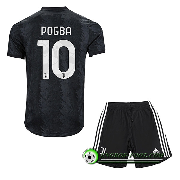 Maillot de Foot Juventus (POGBA #10) Enfants Exterieur 2022/23