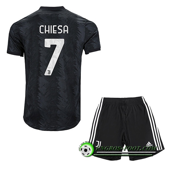 Maillot de Foot Juventus (CHIESA #7) Enfants Exterieur 2022/23