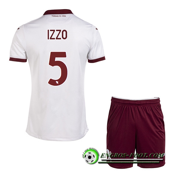 Maillot de Foot Torino (IZZO #5) Enfants Exterieur 2022/23