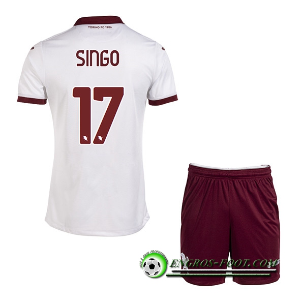 Maillot de Foot Torino (SINGO #17) Enfants Exterieur 2022/23