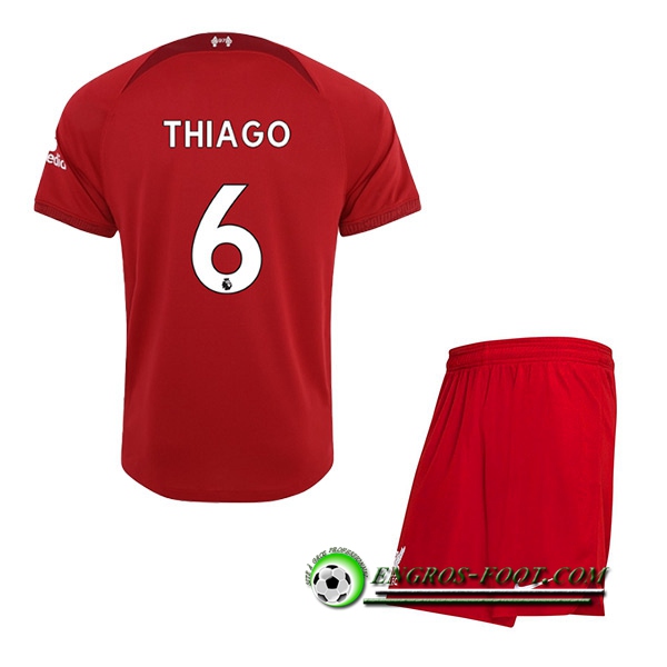 Maillot de Foot Liverpool (THIAGO #6) Enfants Domicile 2022/23