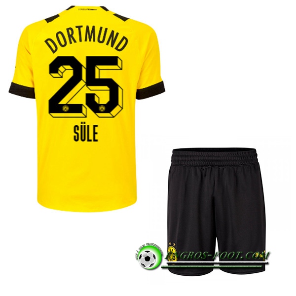 Maillot de Foot Dortmund BVB (SÜLE #25) Enfants Domicile 2022/23