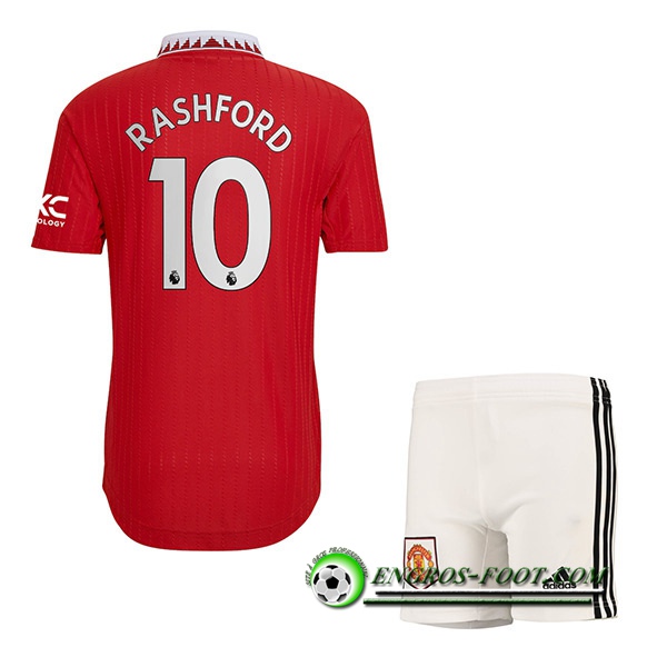 Maillot de Foot Manchester United (RASHFORD #10) Enfants Domicile 2022/23