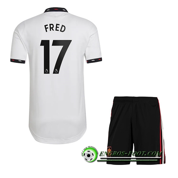 Maillot de Foot Manchester United (FRED #17) Enfants Exterieur 2022/23