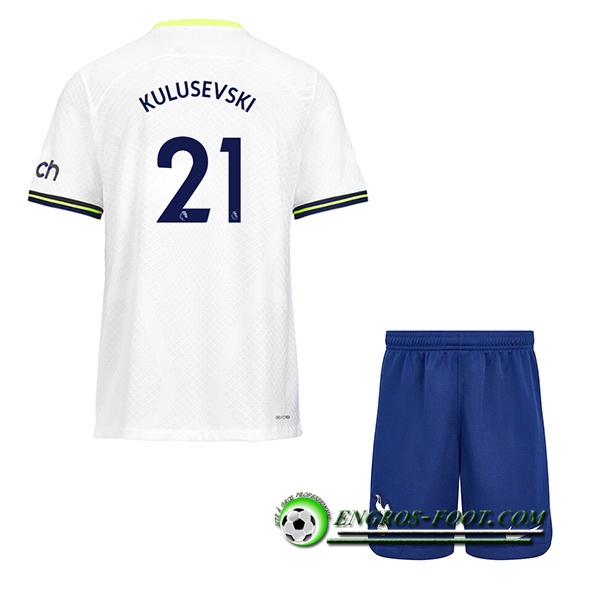 Maillot de Foot Tottenham Hotspur (KULUSEVSKI #21) Enfants Domicile 2022/23