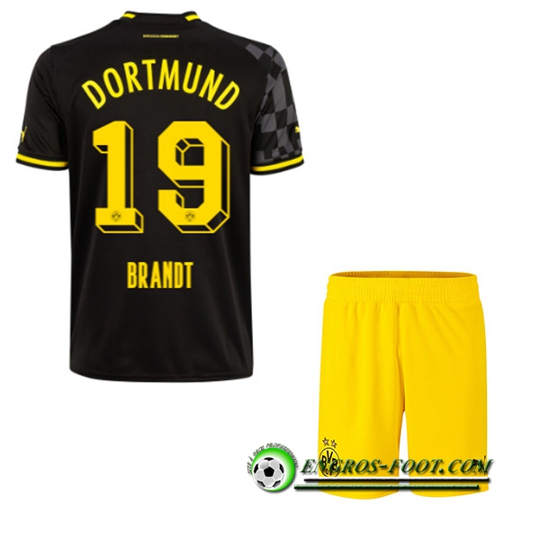 Maillot de Foot Dortmund BVB (BRANDT #19) Enfants Exterieur 2022/23