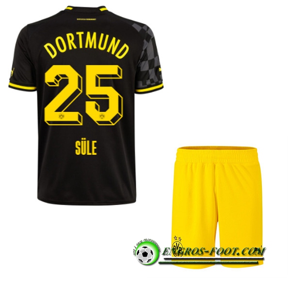 Maillot de Foot Dortmund BVB (SÜLE #25) Enfants Exterieur 2022/23