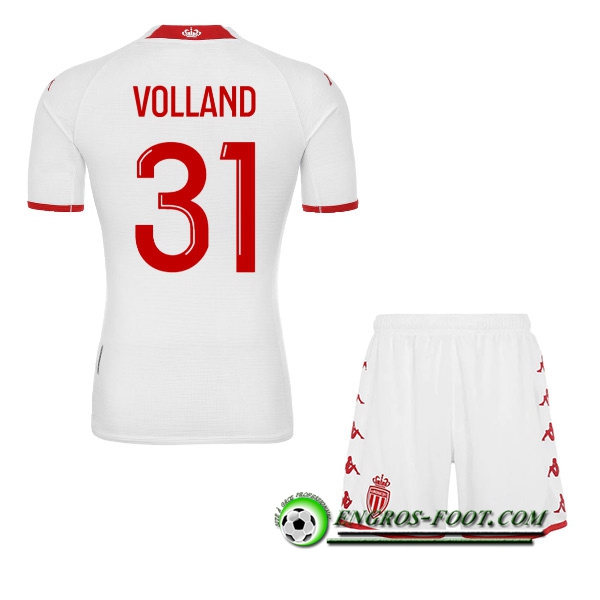 Maillot de Foot AS Monaco (VOLLAND #31) Enfants Domicile 2022/23