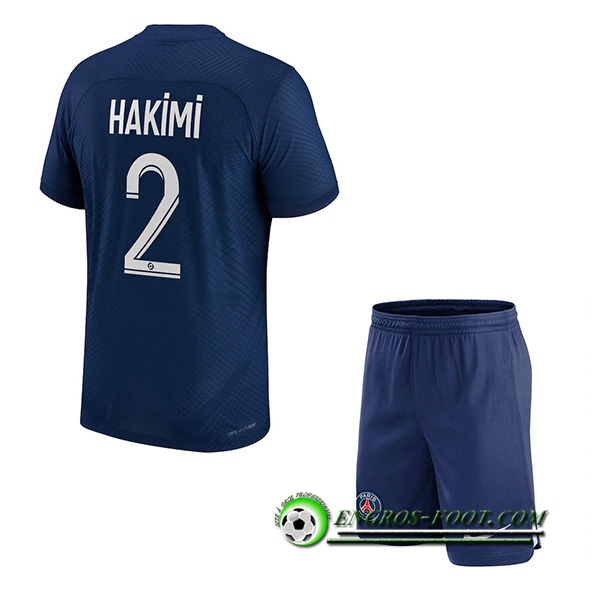 Maillot de Foot PSG (HAKIMI #2) Enfants Domicile 2022/23