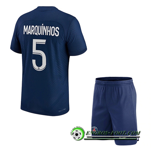 Maillot de Foot PSG (MARQUINHOS #5) Enfants Domicile 2022/23