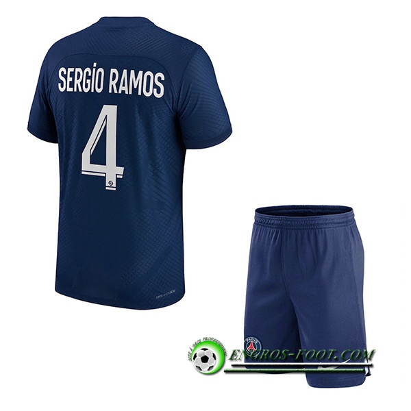 Maillot de Foot PSG (SERGIO RAMOS #4) Enfants Domicile 2022/23