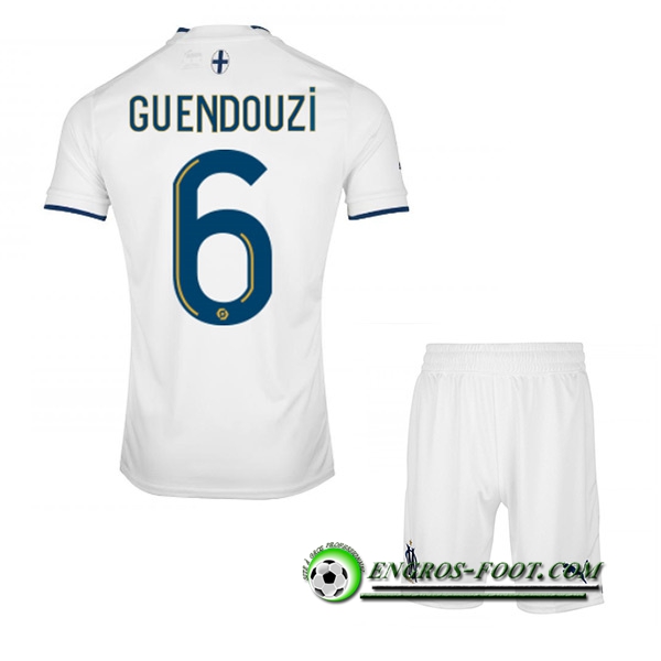 Maillot de Foot Marseille (GUENDOUZI #6) Enfants Domicile 2022/23