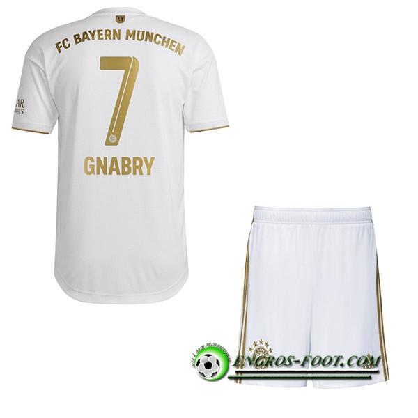 Maillot de Foot Bayern Munich (GNABRY #7) Enfants Exterieur 2022/23