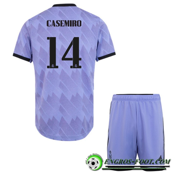 Maillot de Foot Real Madrid (CASEMIRO #14) Enfants Exterieur 2022/23