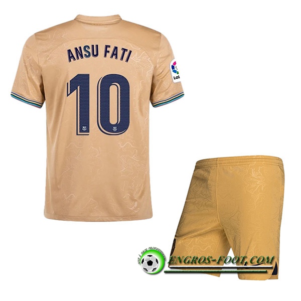 Maillot de Foot FC Barcelone (ANSU FATI #10) Enfants Exterieur 2022/23