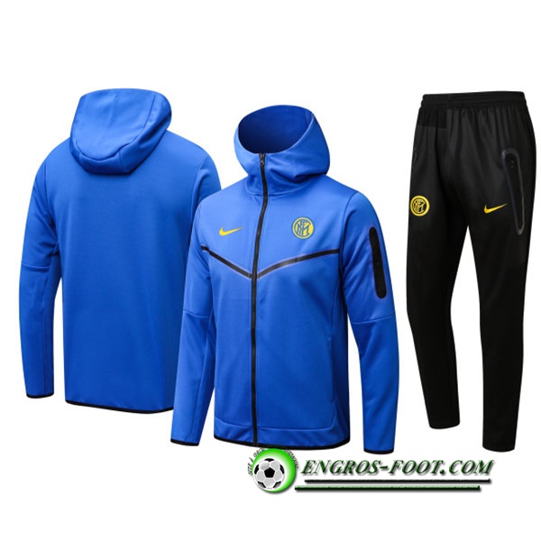 Ensemble Veste A Capuche Survetement Foot Inter Milan Bleu 2022/2023