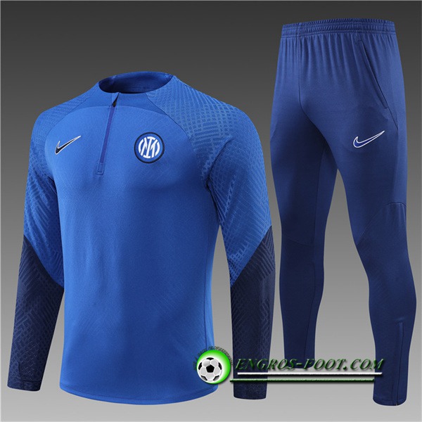 Ensemble Survetement de Foot Inter Milan Enfant Bleu/Noir 2022/2023