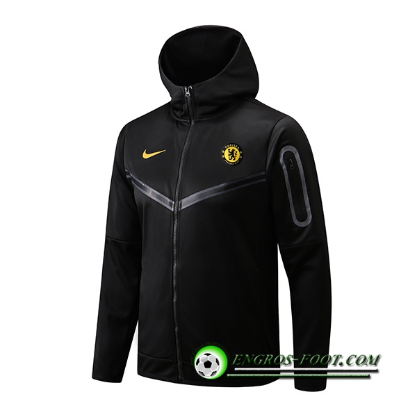 Veste A Capuche FC Chelsea Noir 2022/2023