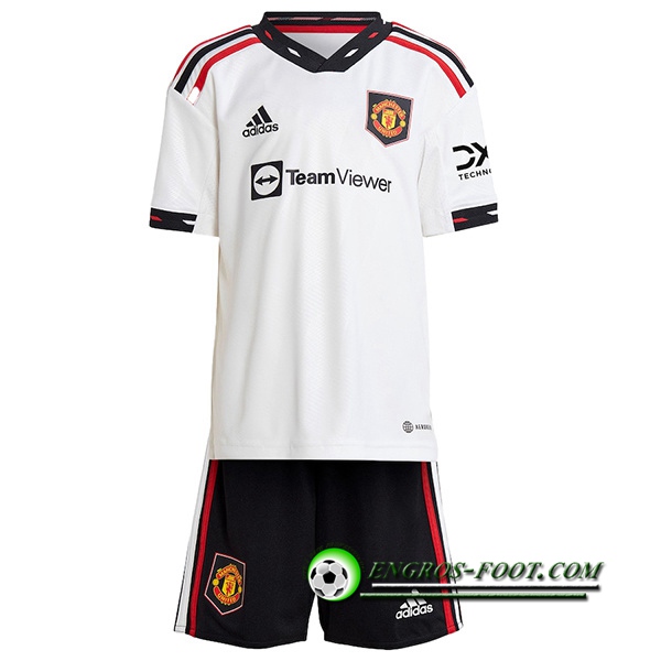 Nouveau Maillot de Foot Manchester United Enfant Exterieur 2022/2023