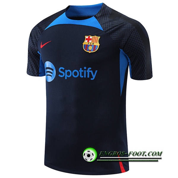 Training T-Shirts FC Barcelone Bleu Marin 2022/2023