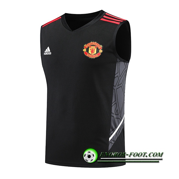 Training Debardeur Manchester United Noir/Gris 2022/2023