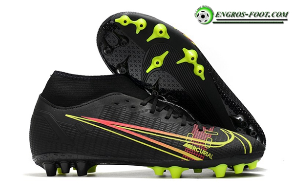 Nike Chaussures de Foot Superfly 8 Academy AG Noir