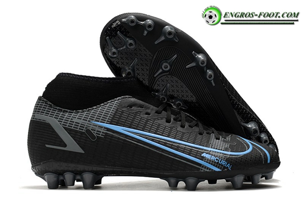 Nike Chaussures de Foot Superfly 8 Academy AG Noir