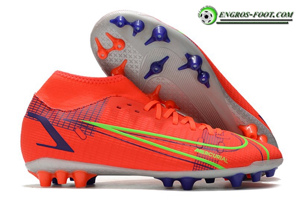 Nike Chaussures de Foot Superfly 8 Academy AG Orange