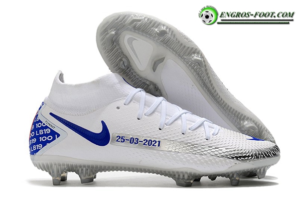 Nike Chaussures de Foot Phantom GT Elite Dynamic Fit FG Blanc