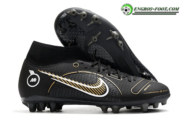 Nike Chaussures de Foot Superfly 8 Academy AG Noir