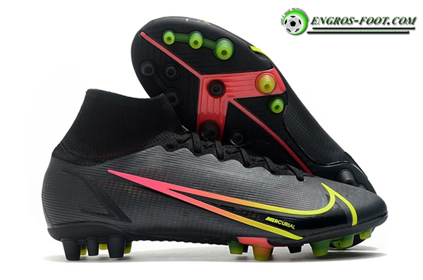 Nike Chaussures de Foot Superfly 8 Pro AG Noir