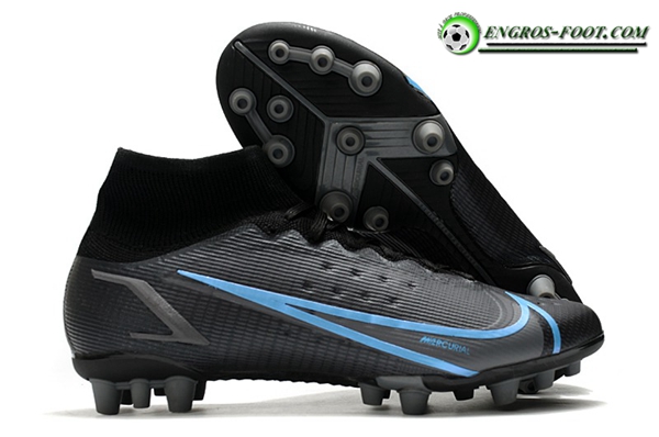 Nike Chaussures de Foot Superfly 8 Pro AG Noir