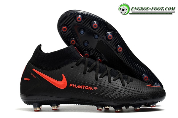 Nike Chaussures de Foot Phantom GT Elite Dynamic Fit AG-PRO Noir