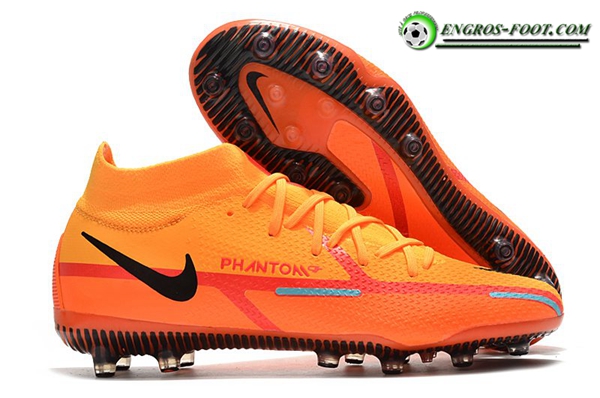 Nike Chaussures de Foot Phantom GT Elite Dynamic Fit AG-PRO Orange