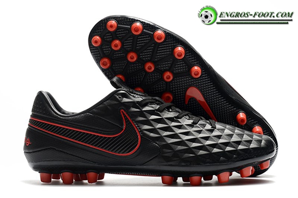 Nike Chaussures de Foot Tiempo Legend VIII Acadermy AG Noir