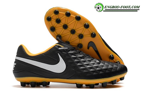 Nike Chaussures de Foot Tiempo Legend VIII Acadermy AG Noir