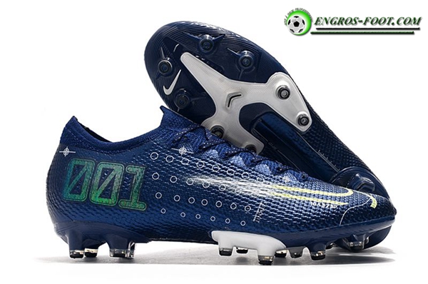 Nike Chaussures de Foot Mercurial Vapor 13 Elite AG Bleu Marins