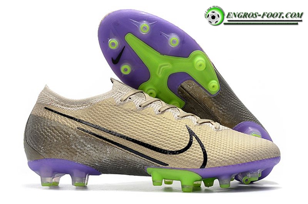 Nike Chaussures de Foot Mercurial Vapor 13 Elite AG Doré