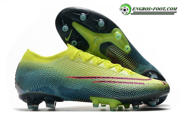 Nike Chaussures de Foot Mercurial Vapor 13 Elite AG Jaune/Vert