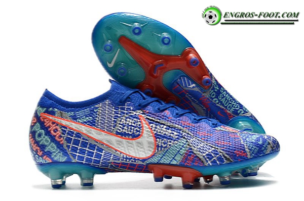 Nike Chaussures de Foot Mercurial Vapor 13 Elite AG Bleu