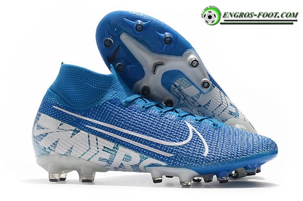 Nike Chaussures de Foot Superfly 7 Elite SE AG Bleu