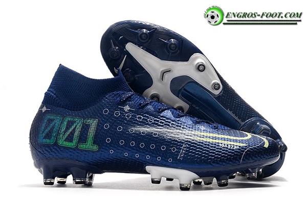 Nike Chaussures de Foot Superfly 7 Elite SE AG Bleu Marins