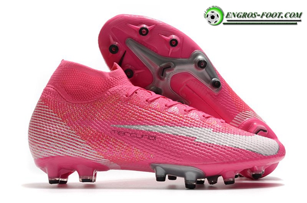 Nike Chaussures de Foot Superfly 7 Elite SE AG Rose