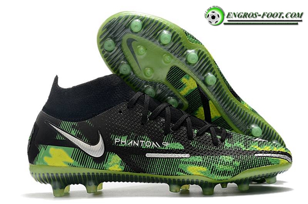 Nike Chaussures de Foot Phantom GT Elite Dynamic Fit AG-PRO Vert