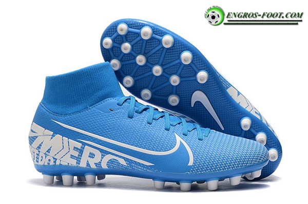 Nike Chaussures de Foot Superfly 7 Academy CR7 AG Bleu