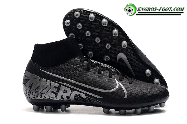 Nike Chaussures de Foot Superfly 7 Academy CR7 AG Noir