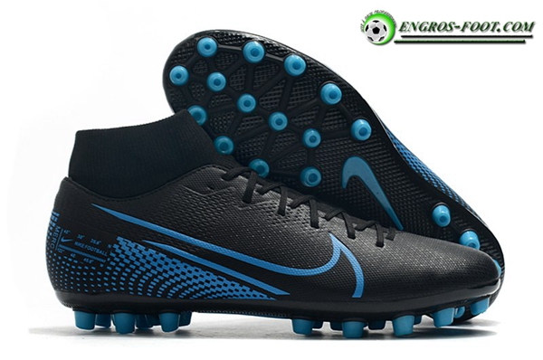 Nike Chaussures de Foot Superfly 7 Academy CR7 AG Noir